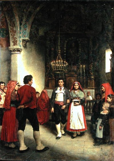 A Wedding at Laruns by Louis Capdevielle